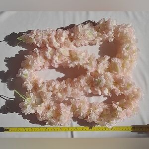 🌸 Lot 2 Pink Cherry Blossom Branches Artificial Sakura Flowers ~63in each ✨